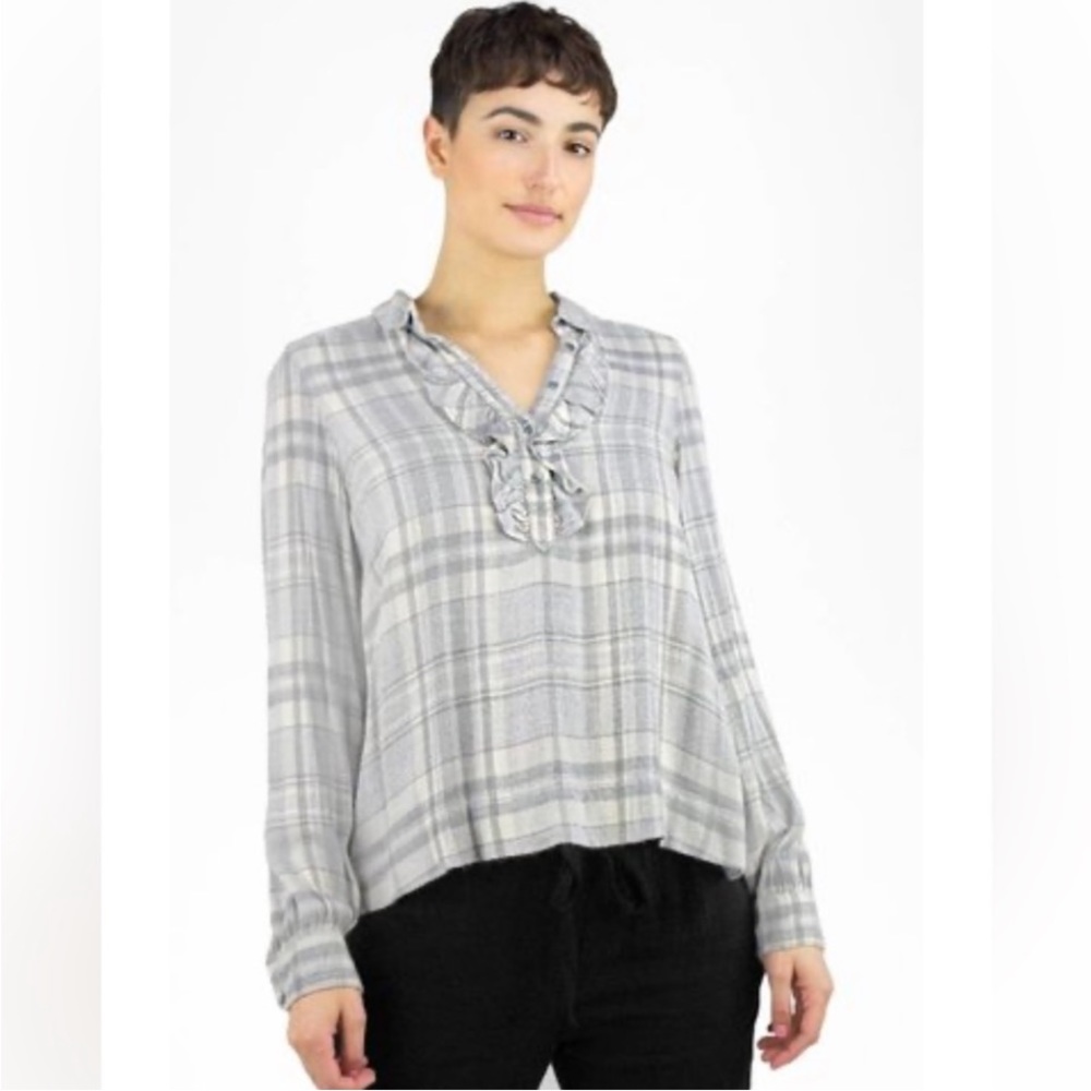 NWOT XiRENA “Ali” Flannel Plaid Top
